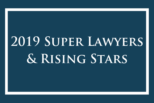 2019 Super Lawyers Announcement 