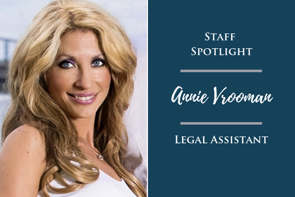 Staff Spotlight: Annie Vrooman, Legal Assistant 