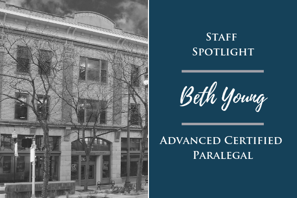 Staff Spotlight: Beth Young, Advanced Certified Paralegal 