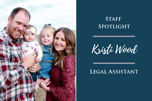 Staff Spotlight: Kristi Wood, Legal Assistant