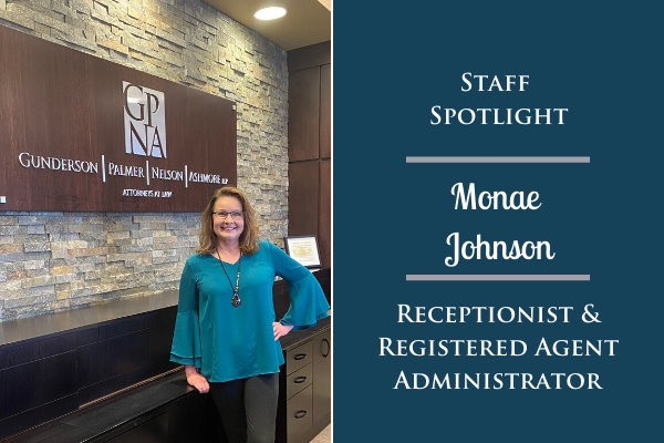 Staff Spotlight: Monae Johnson, Receptionist and Registered Agent Administrator